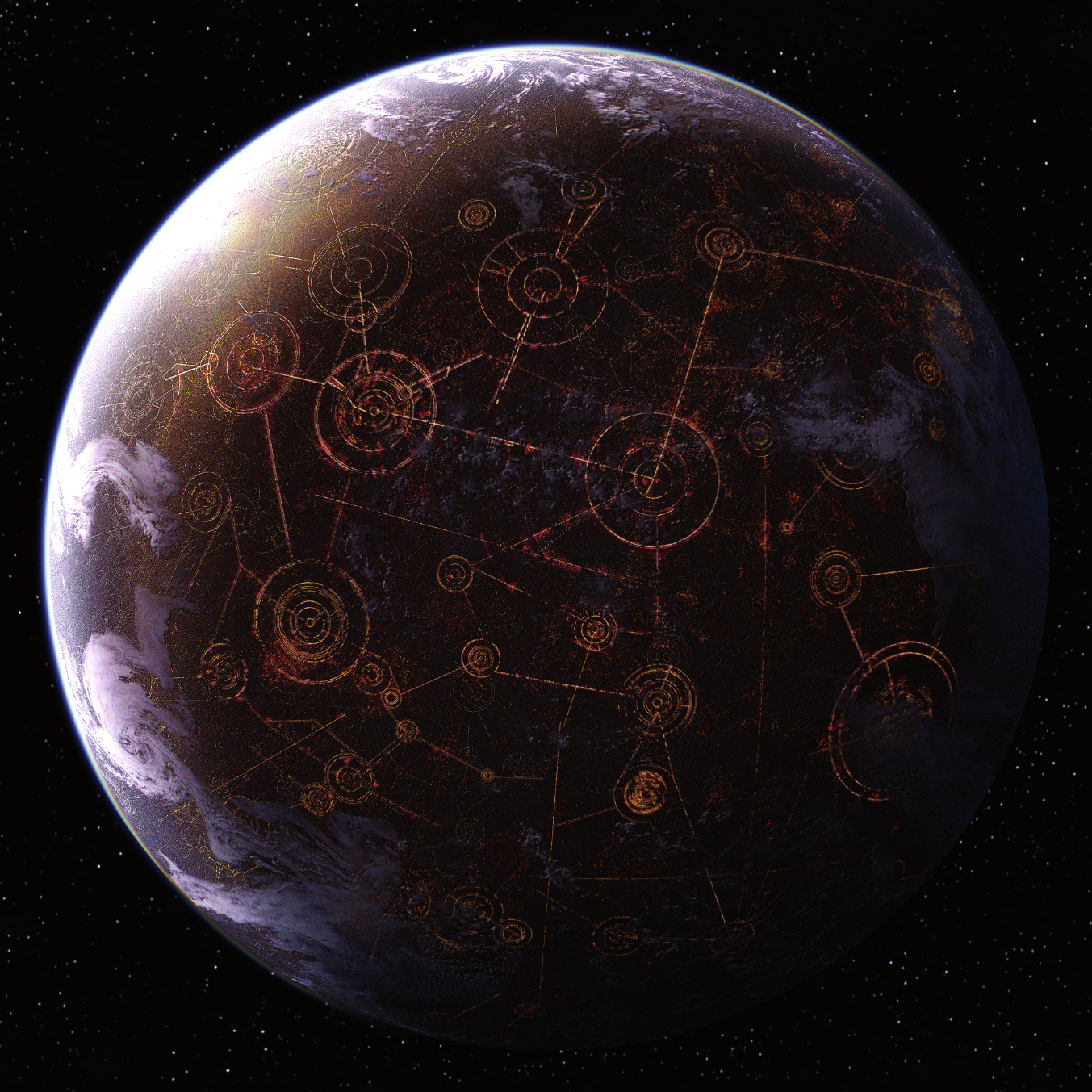 The meme is an image of a planet, likely from the Star Wars universe, with a dark and ominous tone. The text "I find your lack of faith disturbing" is often associated with this image, but it's not present in this specific meme. The meme appears to be a humorous take on the phrase, with the planet's surface featuring a series of "I find your lack of faith disturbing" signs, but with a more playful and ironic tone.